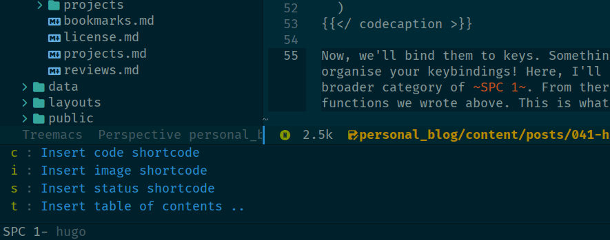 Possible keys to press