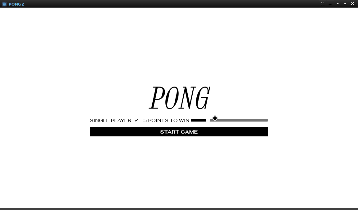 Main menu